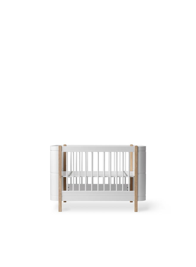 Oliver Furniture - Mini+ cot bed excl. junior kit white/oak