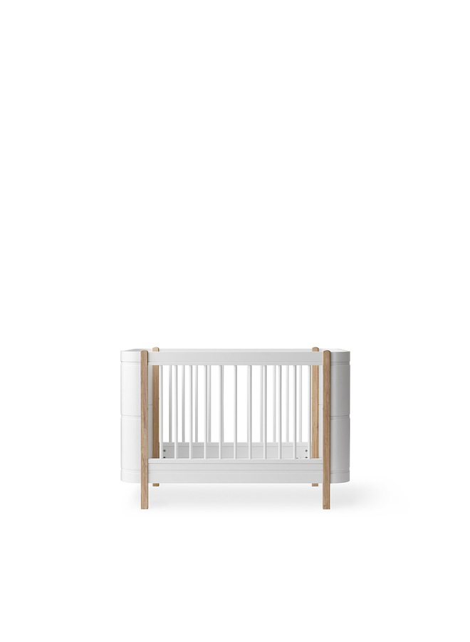 Oliver Furniture - Mini+ cot bed excl. junior kit white/oak