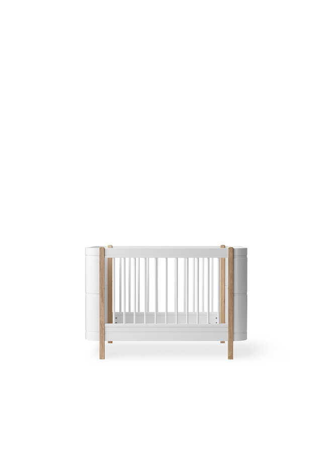 Oliver Furniture - Mini+ cot bed incl. junior kit white/oak