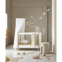 Oliver Furniture - Mini+ cot bed incl. junior kit white/oak
