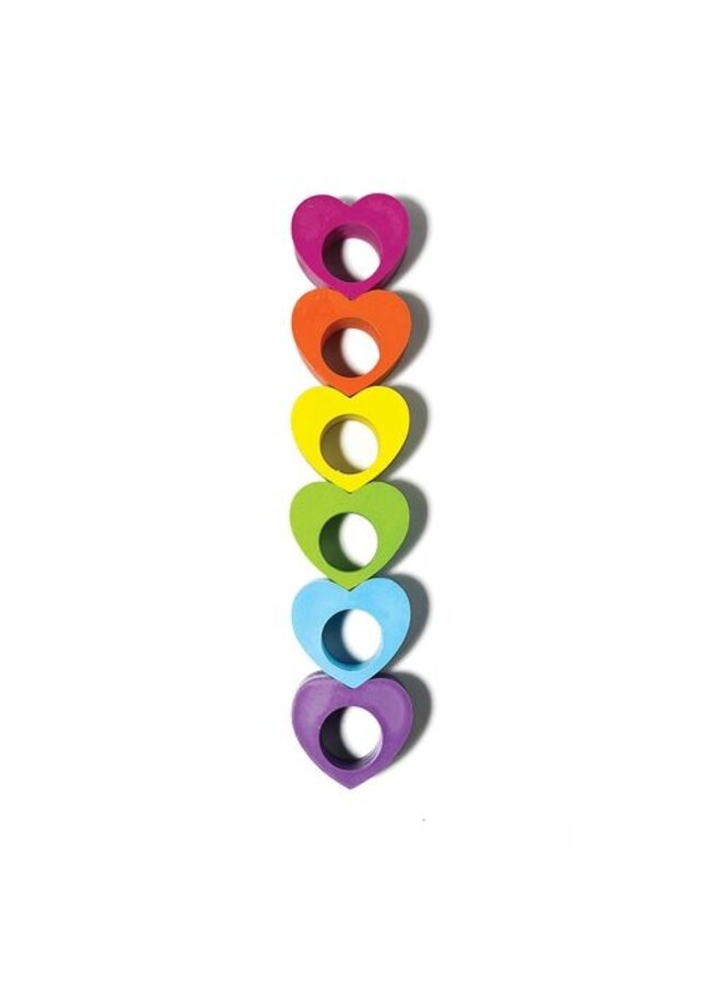 Ooly - 133-105 Heart ring crayons