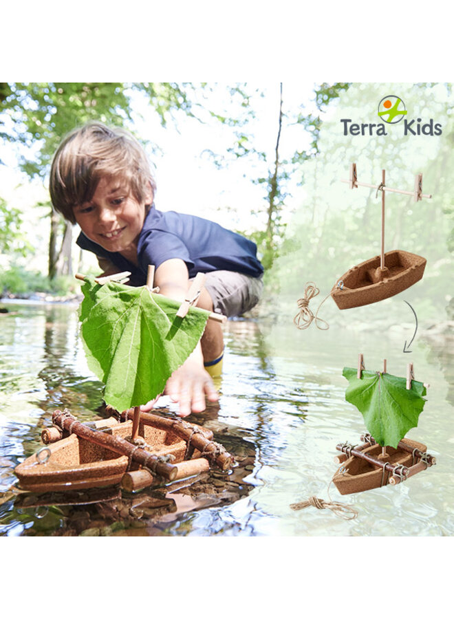Haba - 304244 Terra Kids - Bouwpakket kurken boot