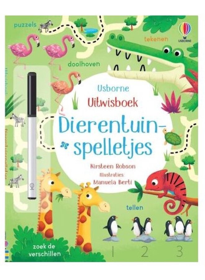 Uitwisboek: Dierentuinspelletjes