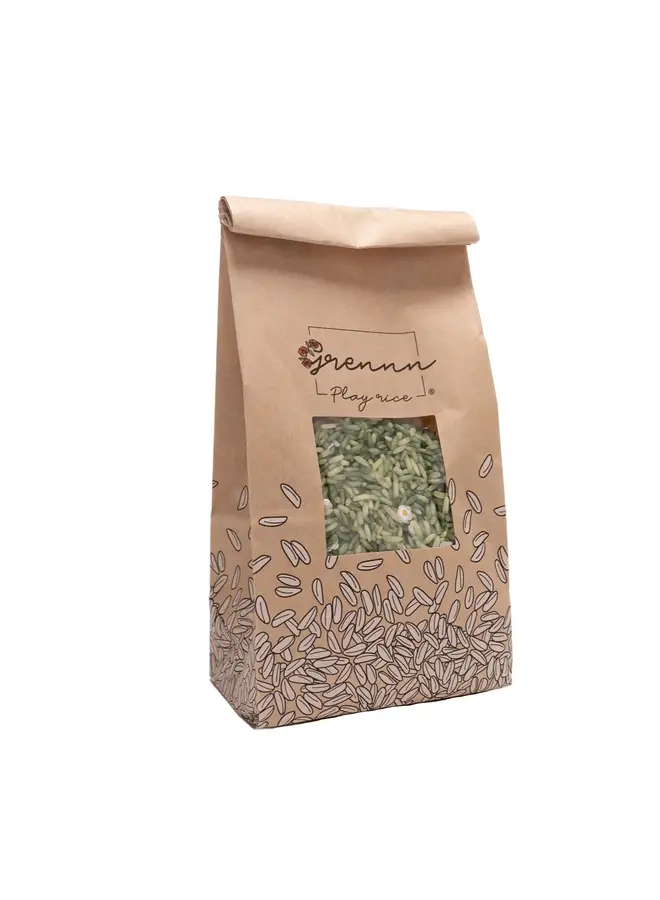 Grennn - Speelrijst - white flower mix 500 gram