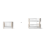 Conversion Kit - Mini+ cot bed incl. junior kit to low bunk bed white/oak