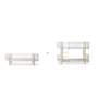 Oliver Furniture - Conversion Kit – Original day bed to low bunk bed white/oak