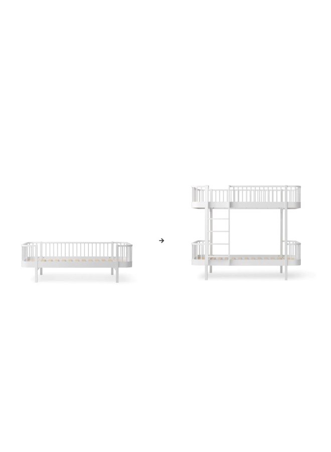 Conversion Kit – Original day bed to bunk bed white