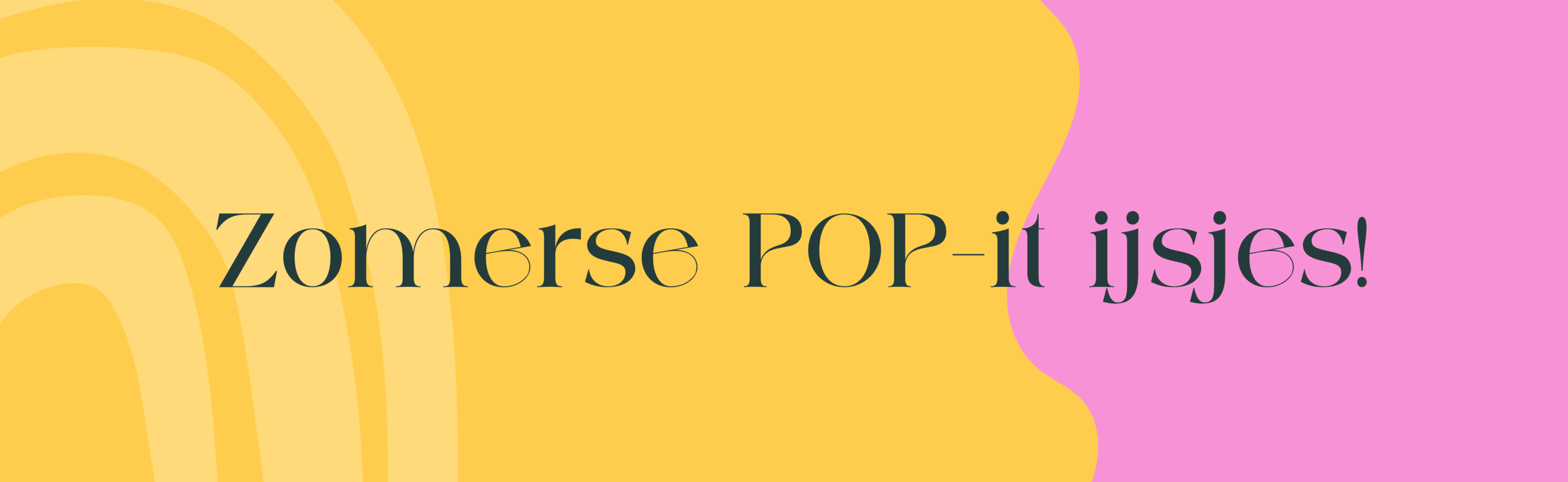 Zomerse pop-it ijsjes!