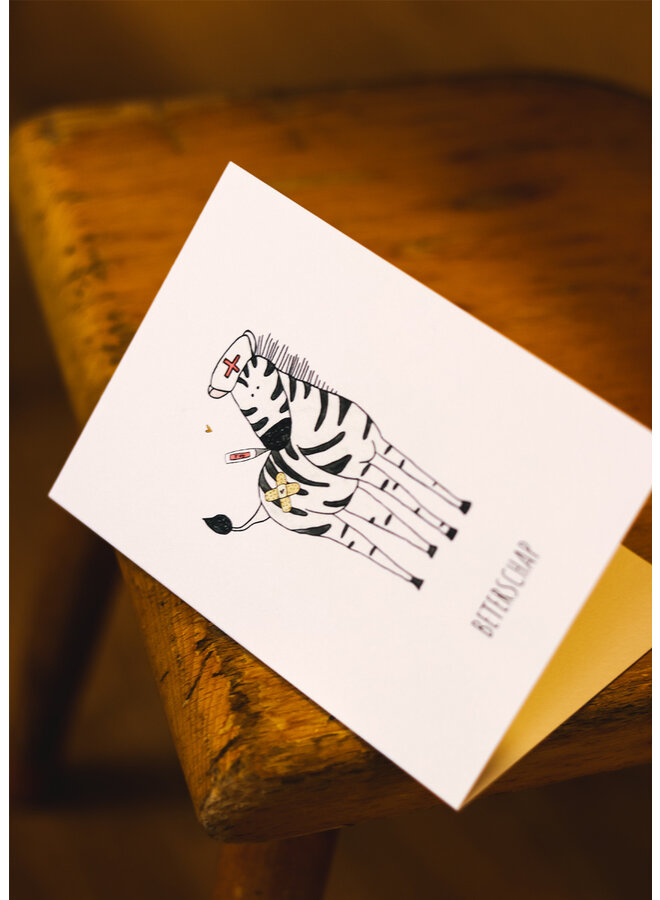 Juulz. - Kaart - beterschap zebra - 1058