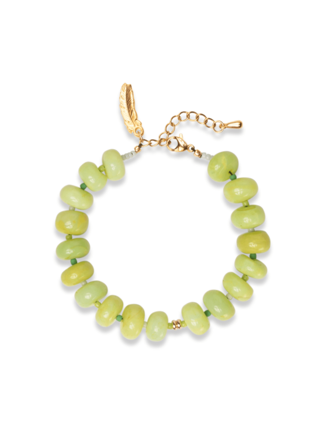 Le Veer - Lime Opal Bracelet