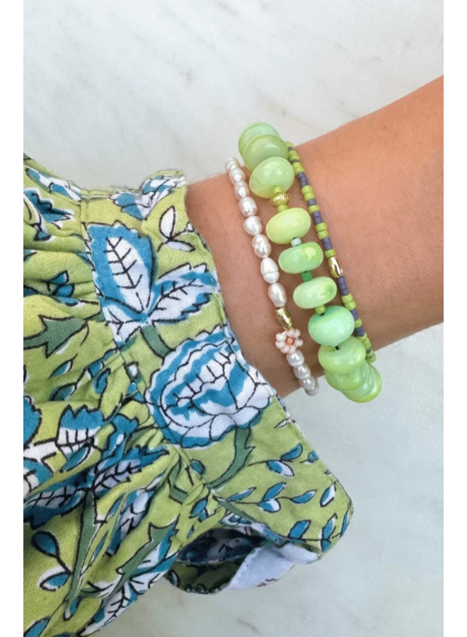 Le Veer - Lime Opal Bracelet