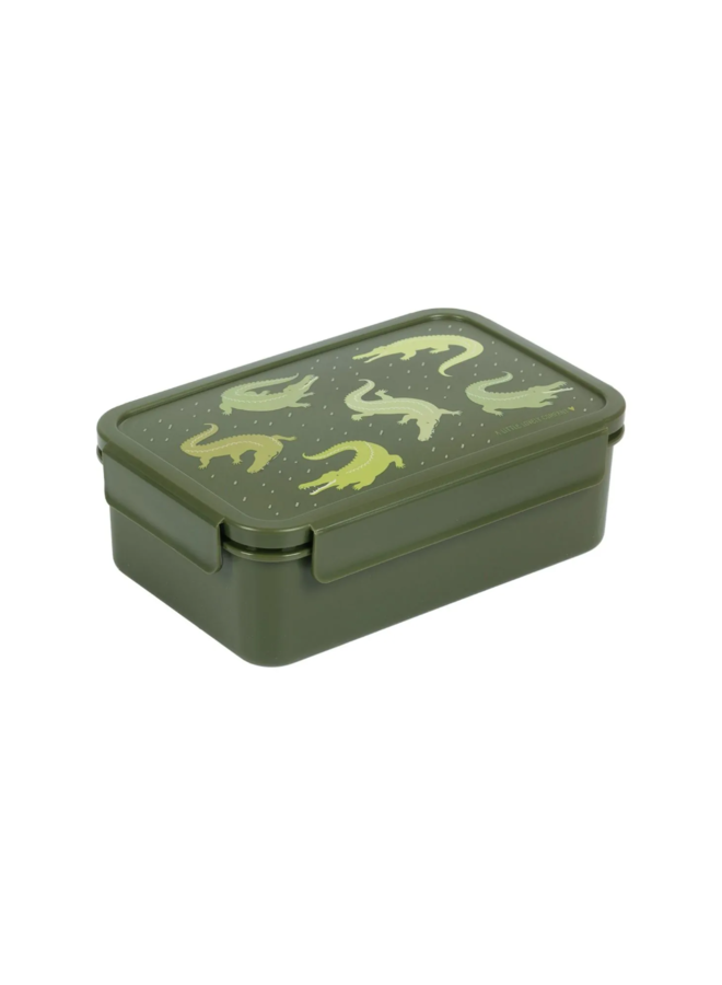 A Little Lovely Company - Bento lunchbox: Krokodillen