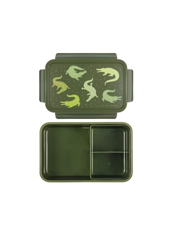 A Little Lovely Company - Bento lunchbox: Krokodillen