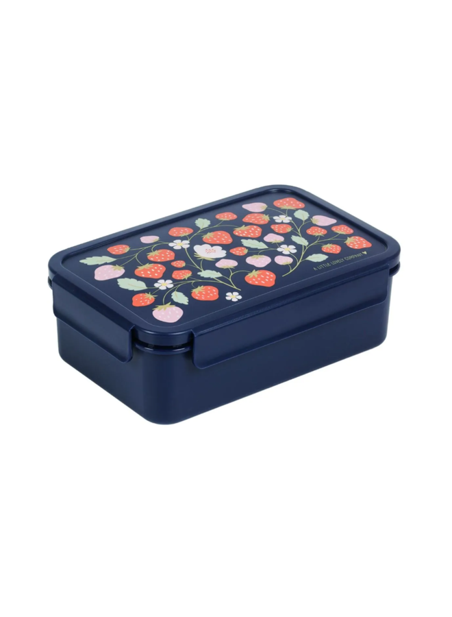 A Little Lovely Company - Bento lunchbox: Aardbeien