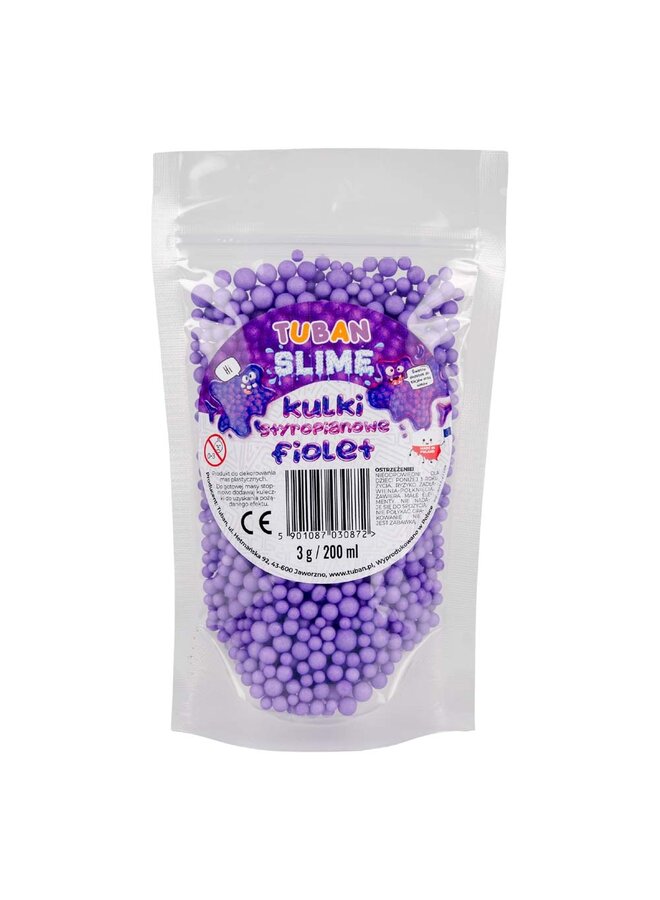 Styrofoam balls – purple 200ml