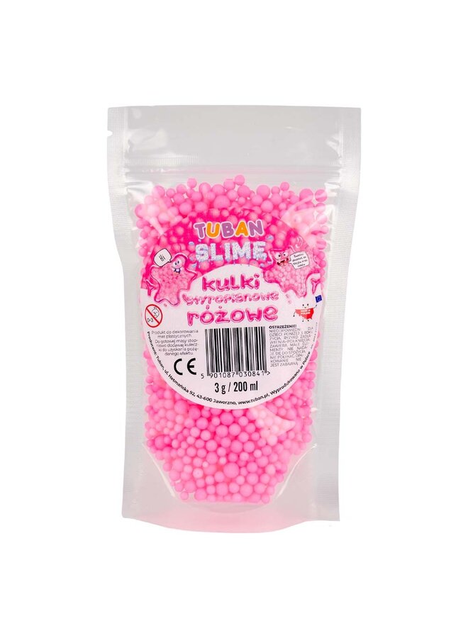 Styrofoam balls – pink 200ml