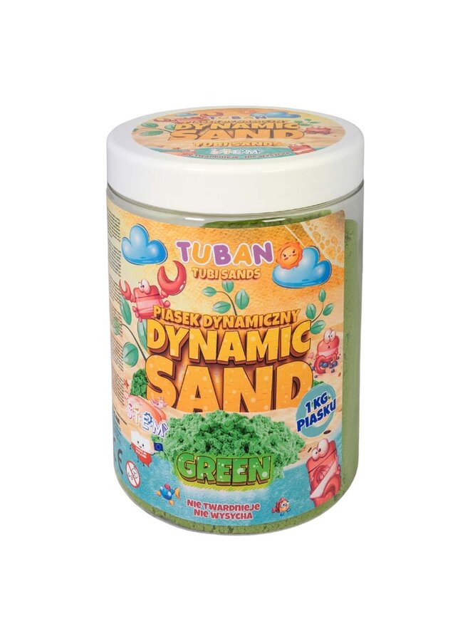 Tuban - Dynamic sand – green 1kg
