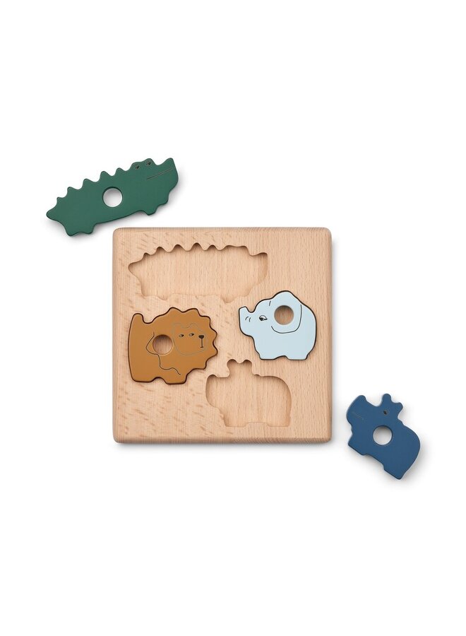 Liewood - Suki puzzle – garden green multi mix