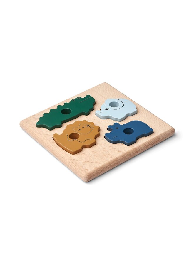 Liewood - Suki puzzle – garden green multi mix