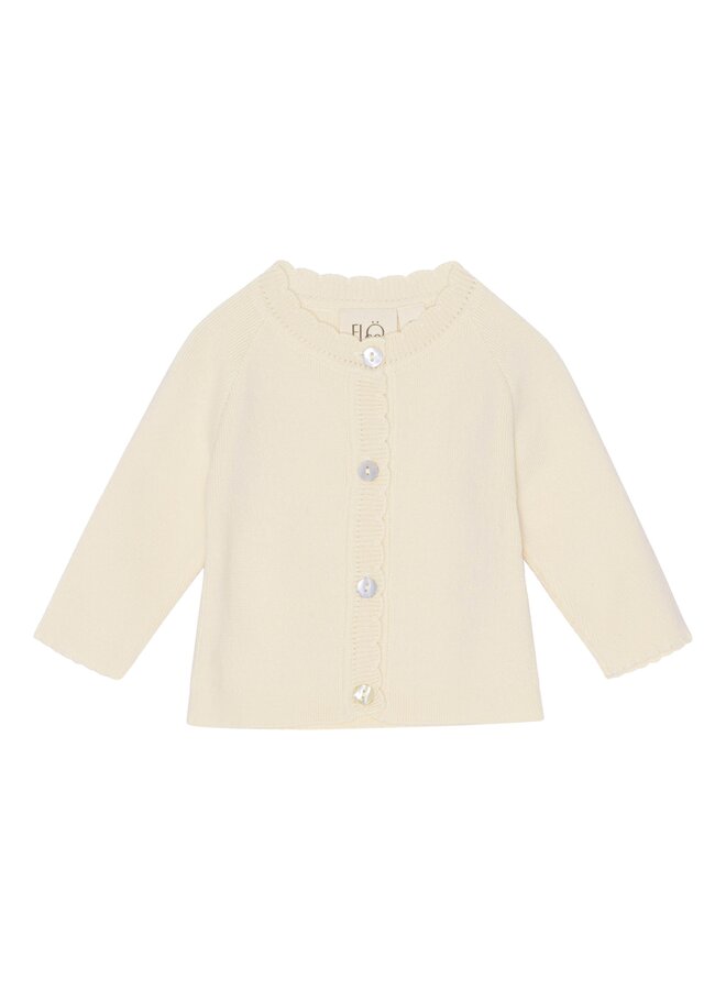 Flöss - Kaya cardigan – soft white