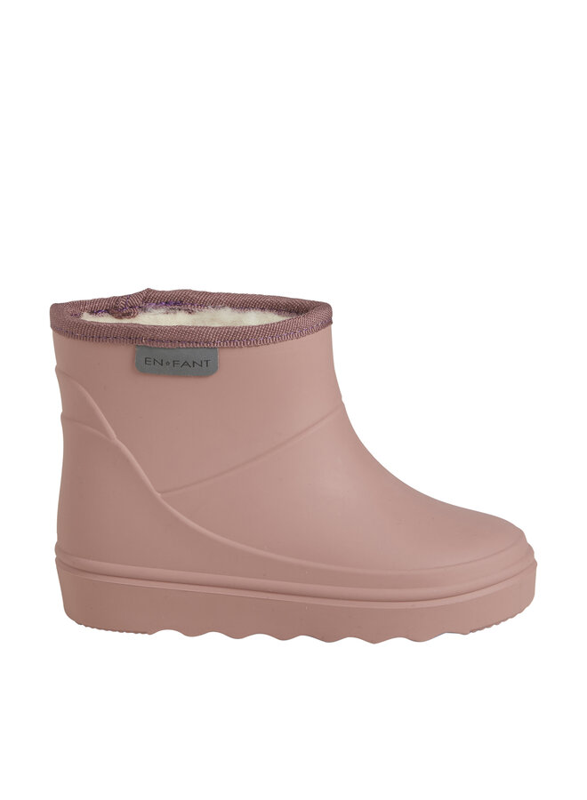 Enfant - Thermo boots short solid – old rose