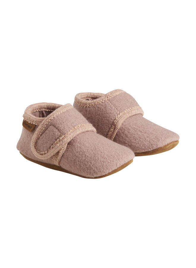 Baby wool slippers - Bark