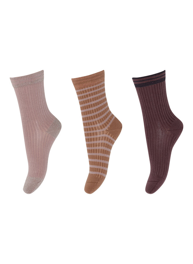 MP Denmark - Karen socks – 3-pack – 8996 – multi mix
