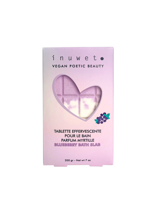 Inuwet - Fizzer bath slab – blueberry