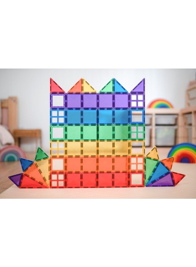 Connetix Tiles - 60pc - Rainbow Starter Pack