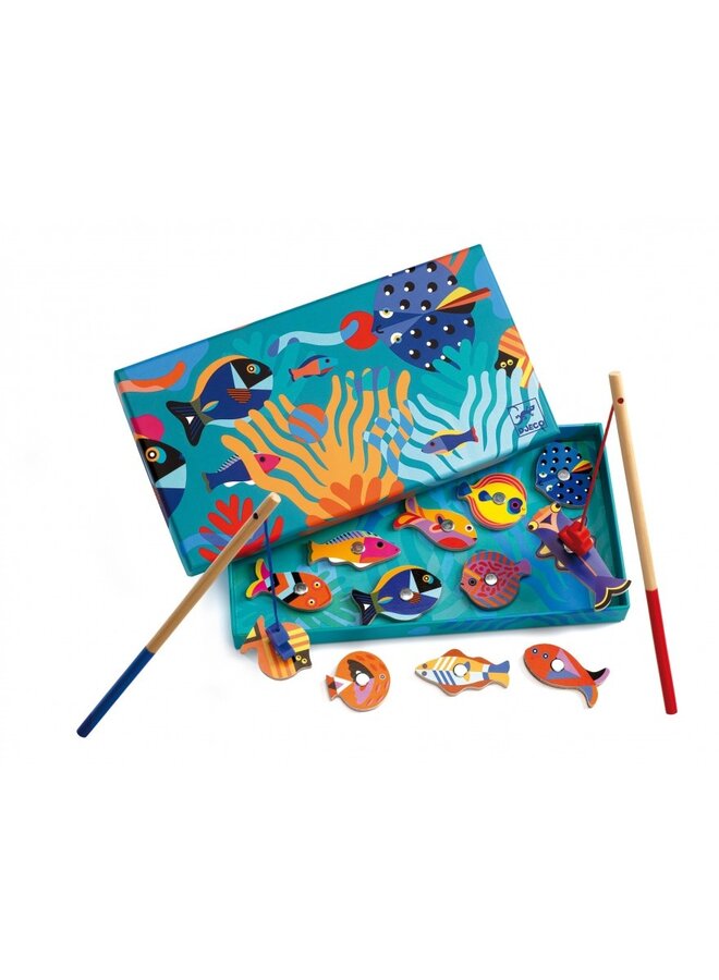 Djeco - Magnetics fishing game – Tropical fish – DJ01658