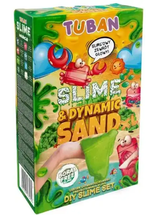 Tuban - DIY set slime & dynamic sand XL