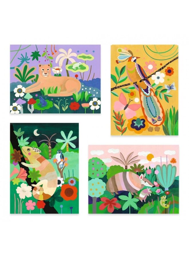 Djeco - Painting set – Tropical forest – DJ08968