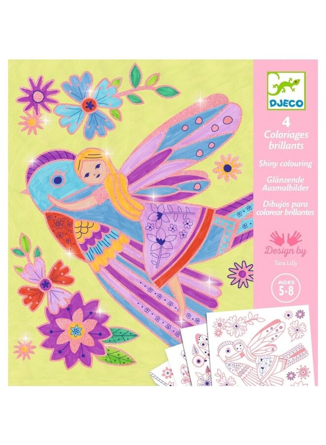 Coloriages brillants – Small wings – DJ09696