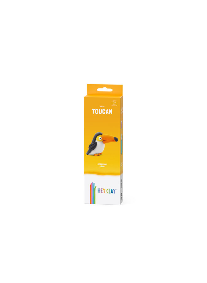 HeyClay - Bird: toucan – 3 cans