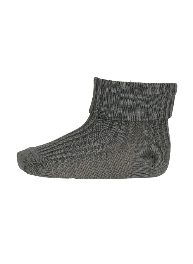 MP Denmark - Wool rib baby socks – agave green