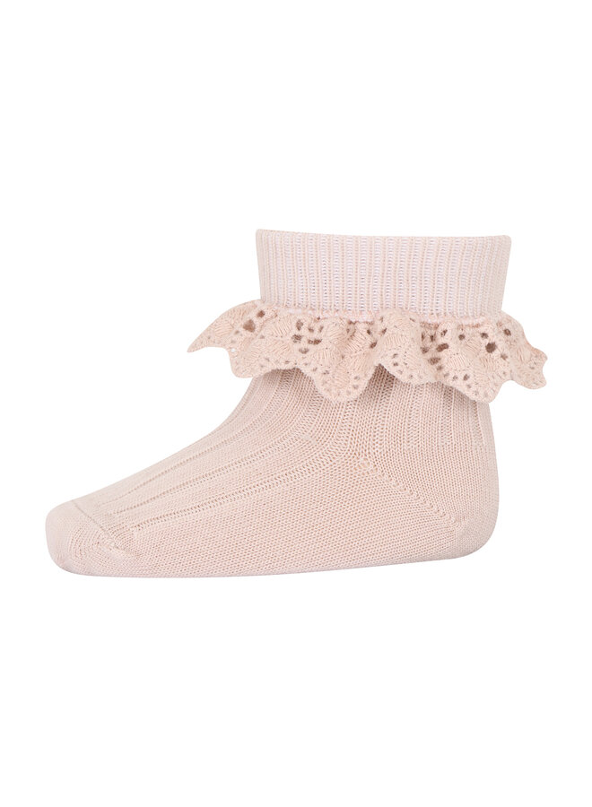 MP Denmark - Lea socks – lace – rose dust