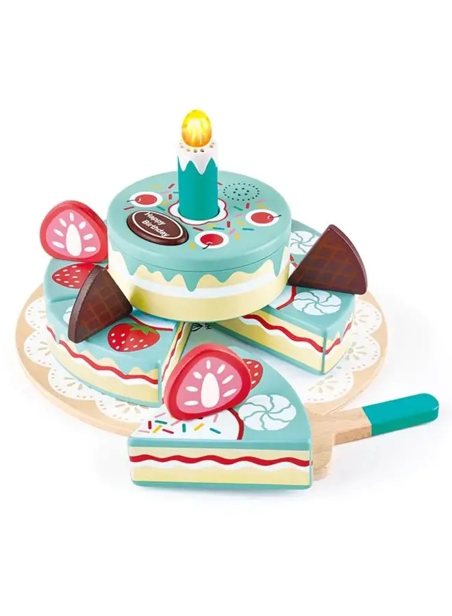 Interactive happy birthday cake