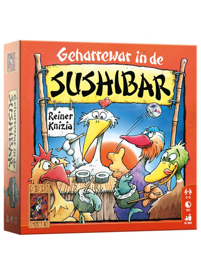 Geharrewar in de sushibar