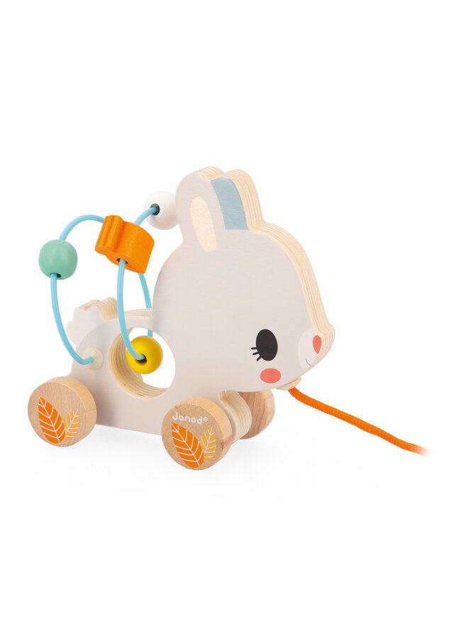 Janod - Pure – baby looping trekfiguurtje dieren