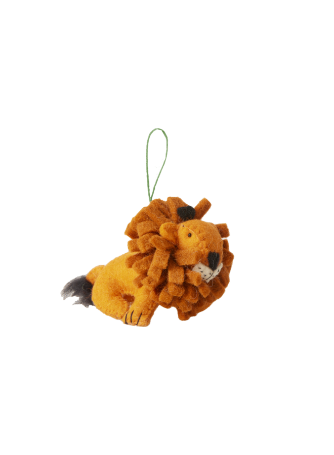 Lion Fabric Ornament – Oranje