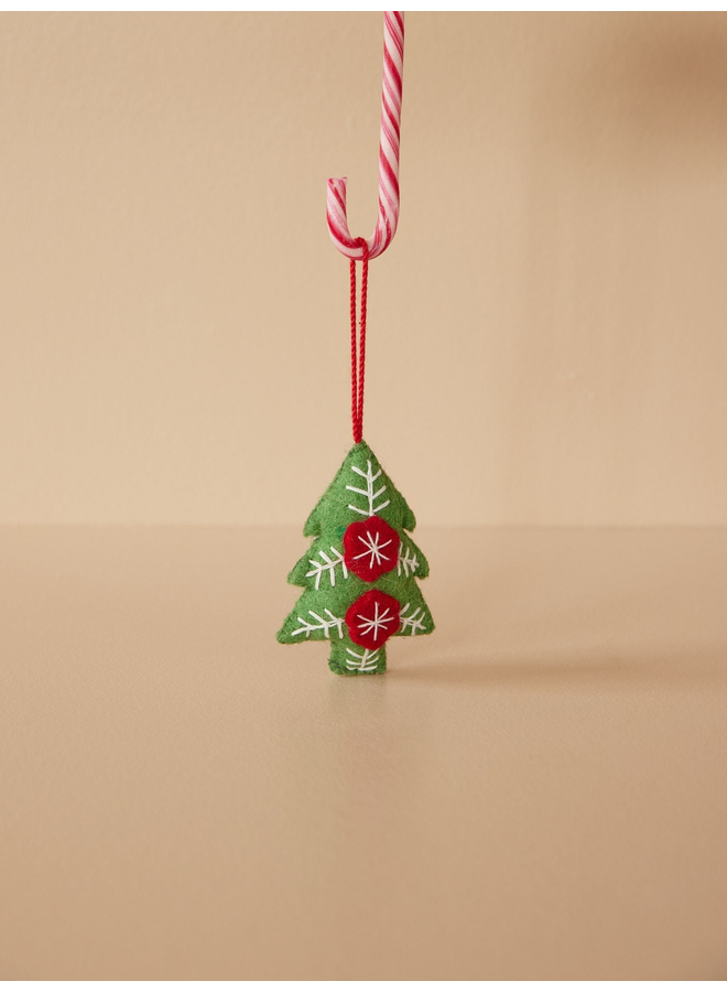 Rice - Christmas Tree Fabric Ornament – Groen