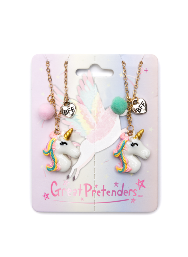 Great Pretenders - Unicorn BFF Necklace (2 pcs)