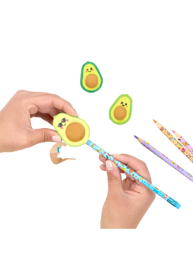 Ooly - Avocado love erasser and sharpener