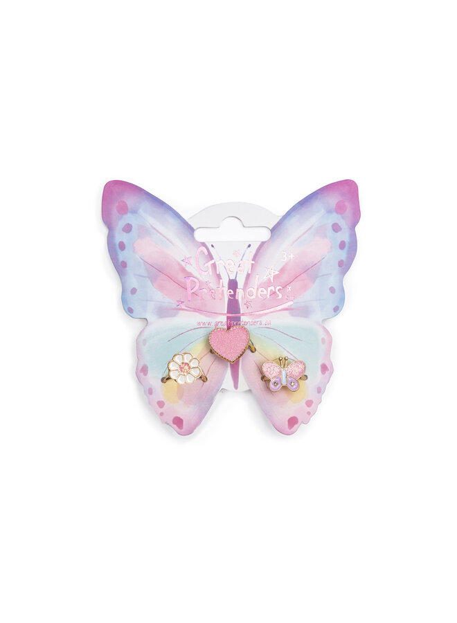 84524 Wonderland ring set (3pcs)