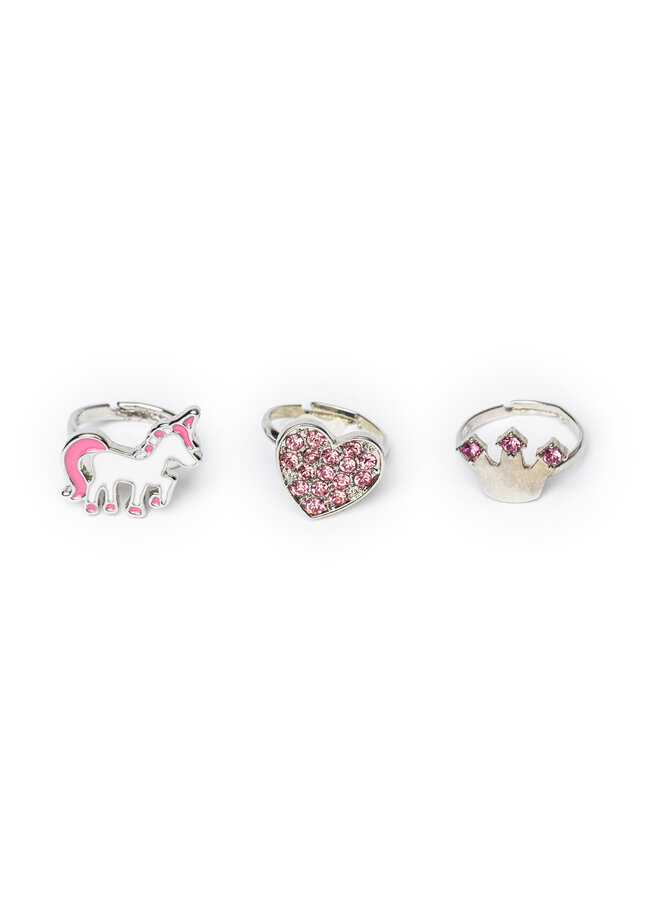 Great Pretenders - Princess ring set 3pc