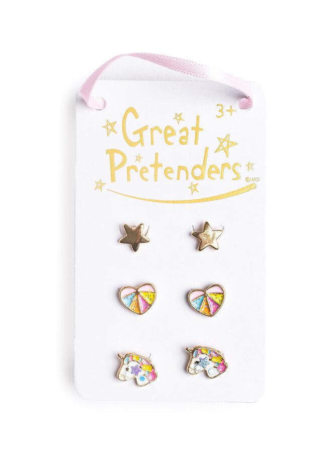 90608 Boutique cheerful studded earrings