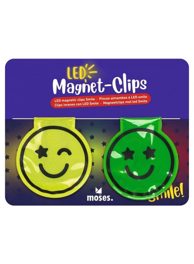 Moses  - 26250 - Magnetische clips smile met LED licht