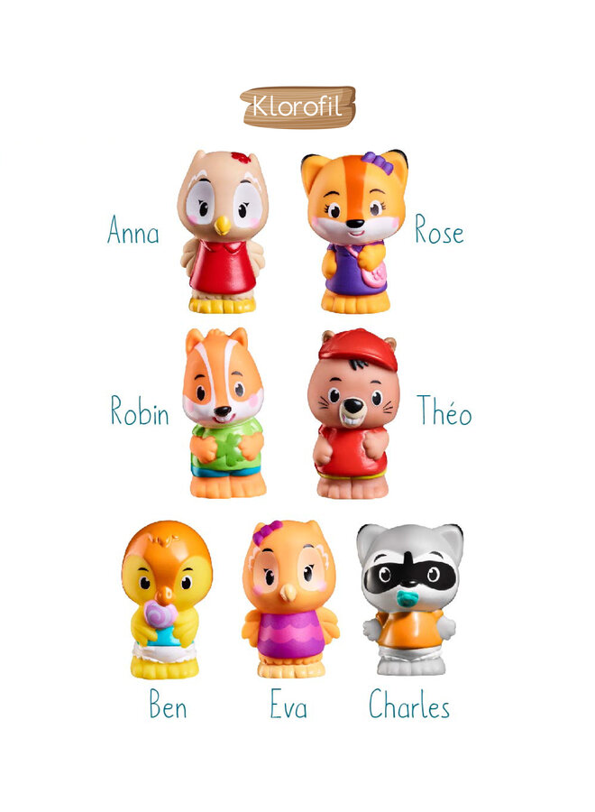 Speelset – Familie Klorofil