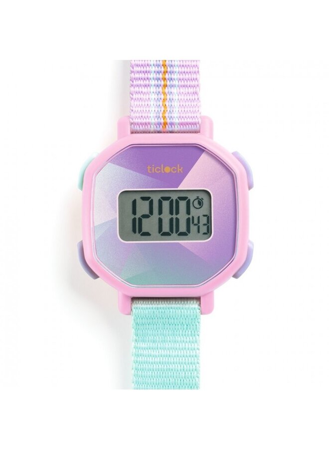 Djeco - Digital watch – purple prisma – DD00452