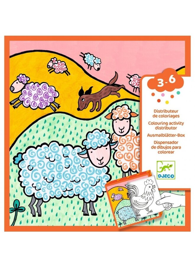 Djeco - Colouring – farm – DJ00050